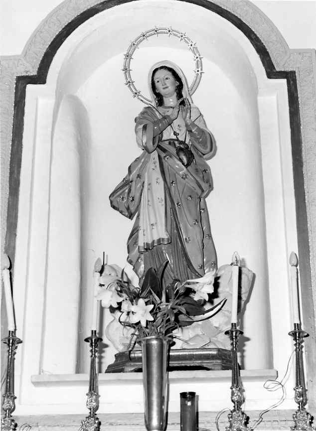 Madonna Immacolata (statua) - bottega campana (sec. XIX)