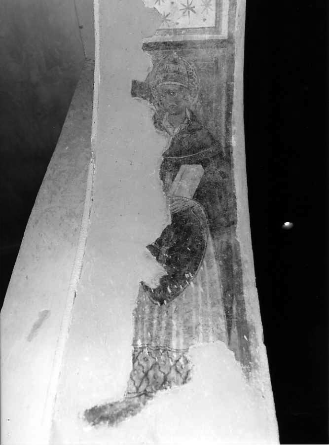 San Ludovico di Tolosa (dipinto, frammento) - ambito campano (sec. XV)