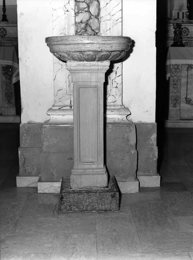 acquasantiera - bottega campana (fine sec. XVIII)