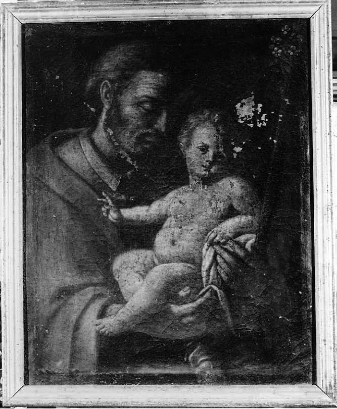 San Giuseppe e Gesù Bambino (dipinto) - ambito campano (seconda metà sec. XVIII)