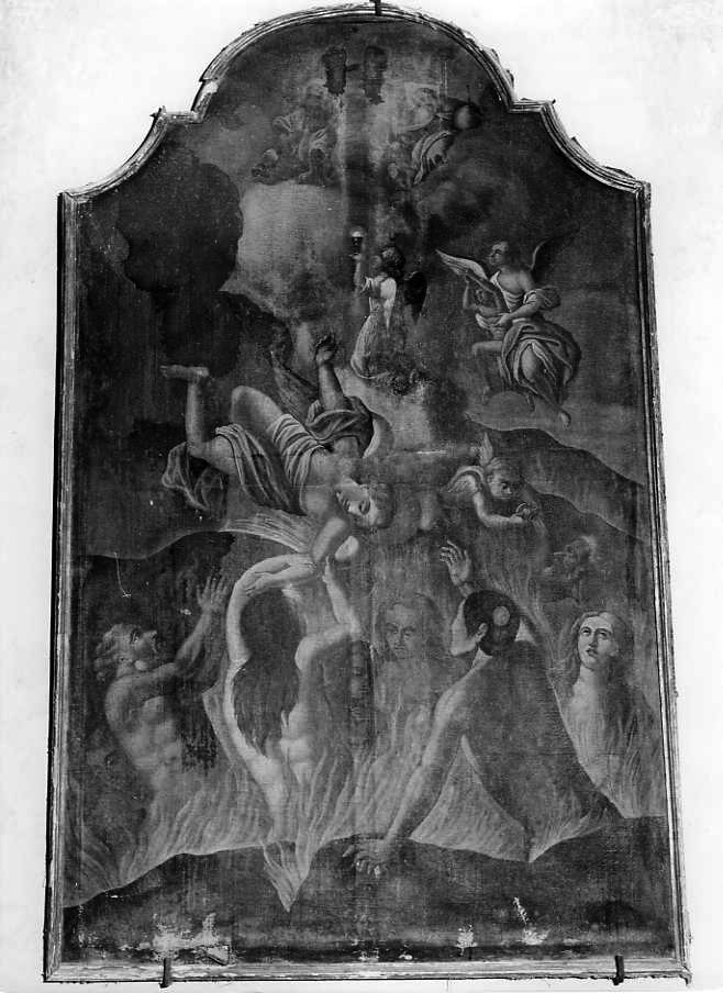 Trinità e anime dannate (dipinto) - ambito campano (seconda metà sec. XVIII)
