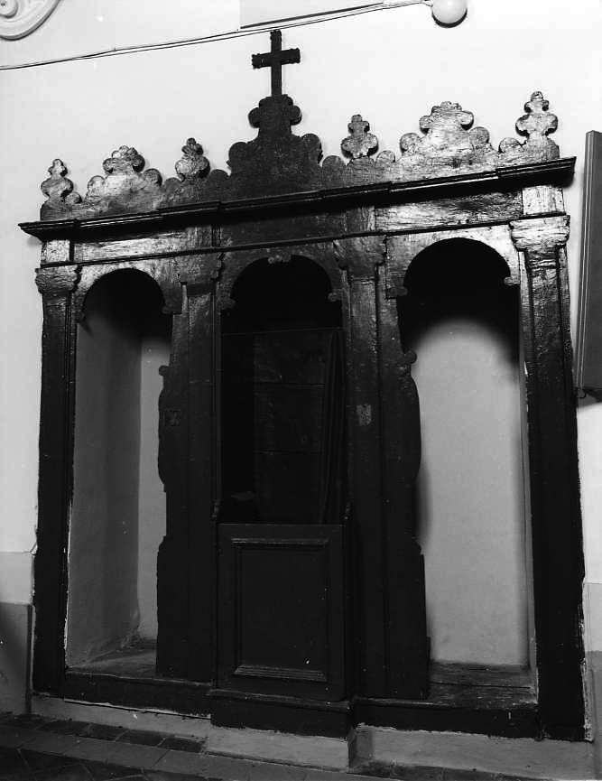 confessionale - bottega campana (primo quarto sec. XVIII)