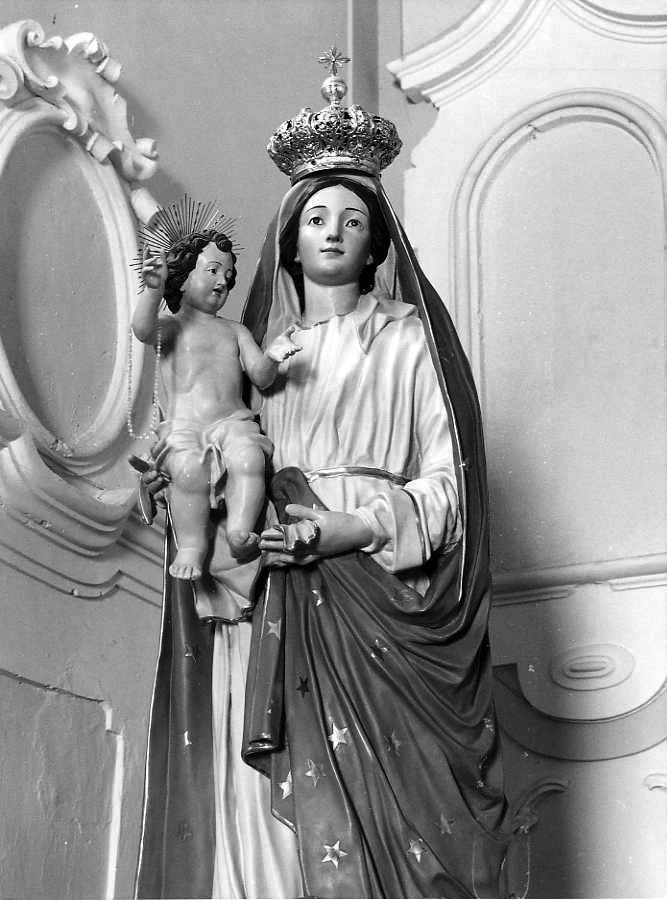 Madonna con Bambino (statua) - bottega napoletana (seconda metà sec. XIX)