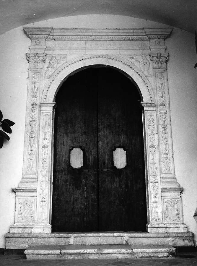 mostra di portale - bottega napoletana (inizio sec. XVI)