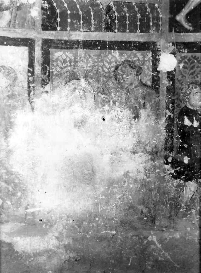 dipinto, frammento - ambito giottesco (sec. XIV)