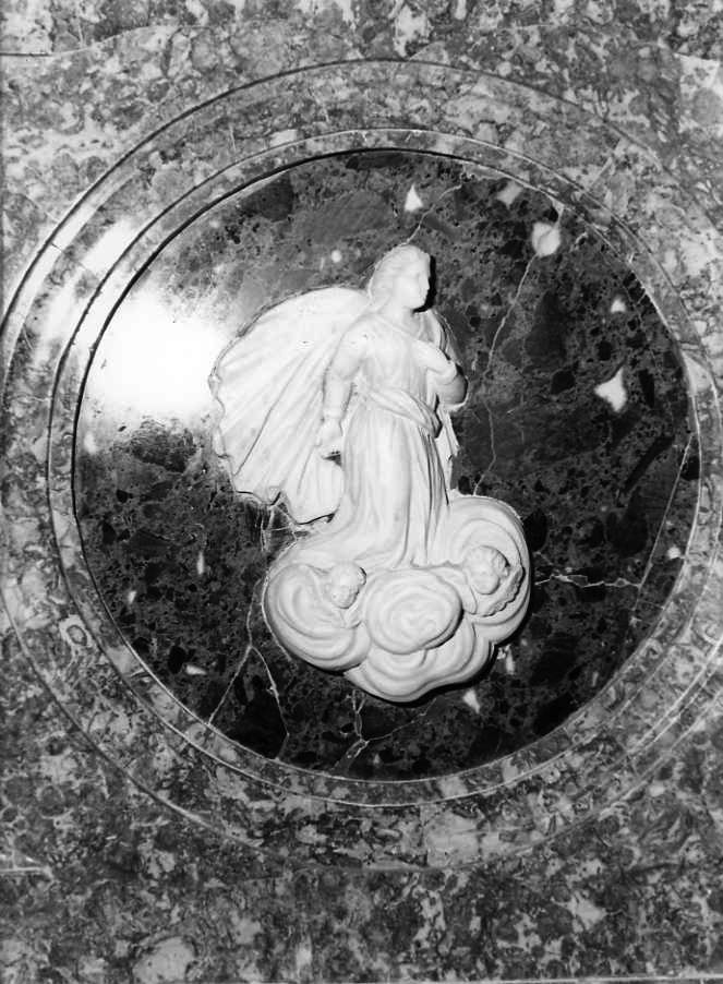 Madonna Assunta (medaglione) - bottega campana (inizio sec. XX)