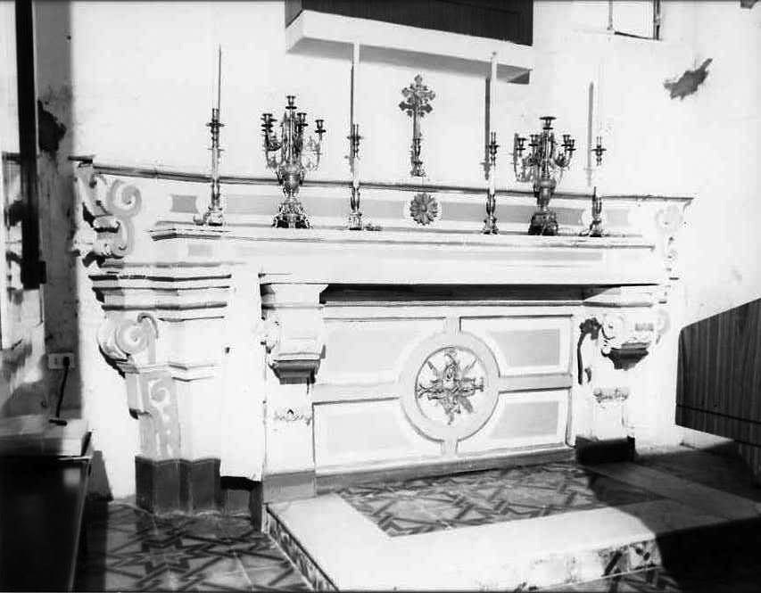 altare - bottega campana (inizio sec. XIX)