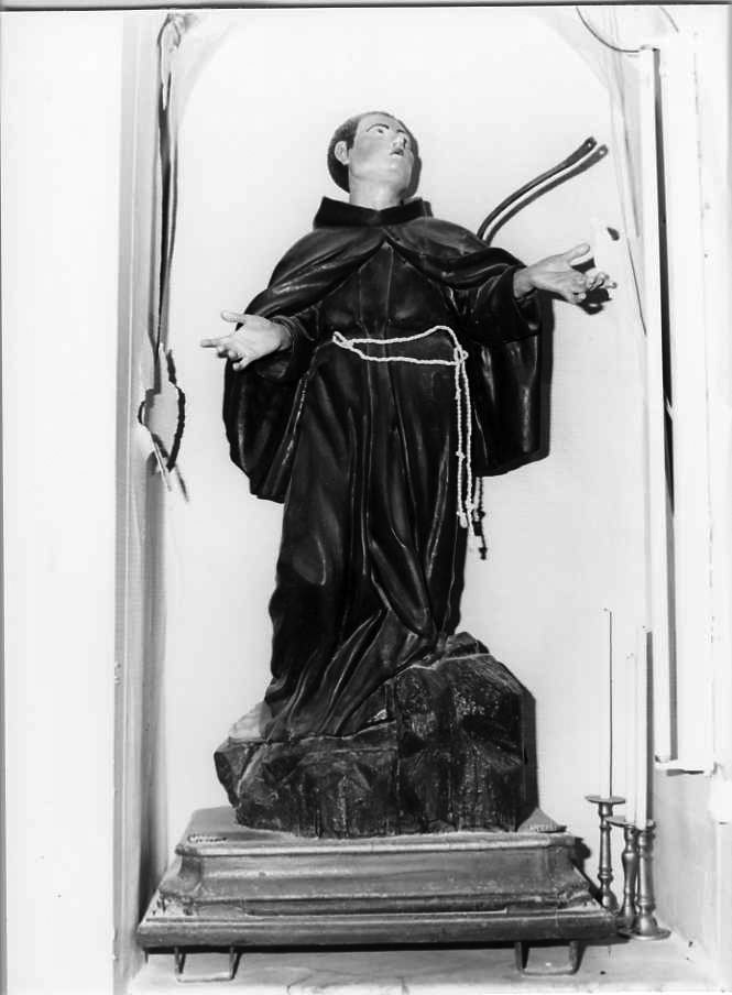 San Pasquale Baylon (statua) - bottega campana (sec. XIX)