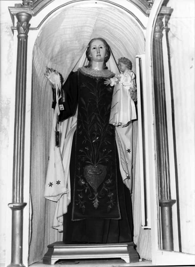 Madonna del Carmelo (statua) - bottega campana (sec. XIX)