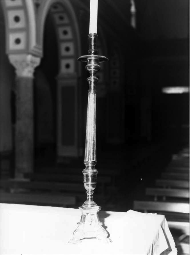 candelabro, serie - bottega campana (inizio sec. XX)