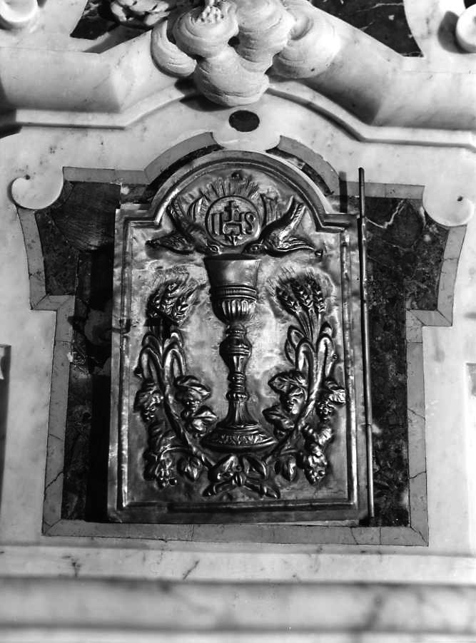 sportello di tabernacolo - bottega campana (fine/inizio secc. XIX/ XX)