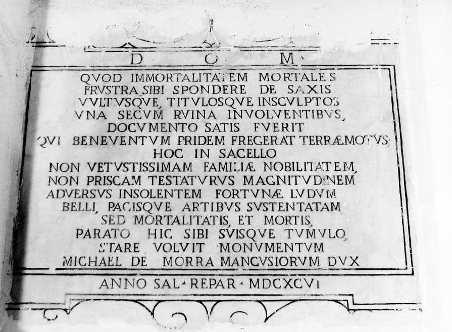 lapide - bottega campana (sec. XVII)