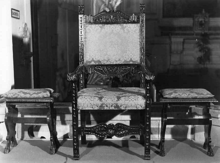 poltrona - bottega campana (sec. XX)