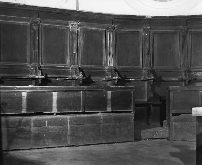 stalli del coro - bottega campana (sec. XVIII)