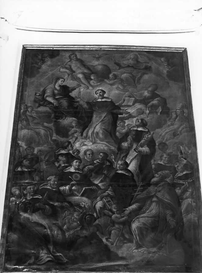 gloria di San Domenico (dipinto) di De Angelis Francesco (sec. XVIII)