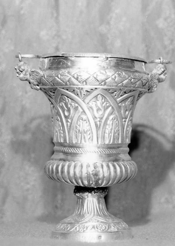 secchiello per l'acqua benedetta - bottega napoletana (sec. XIX)