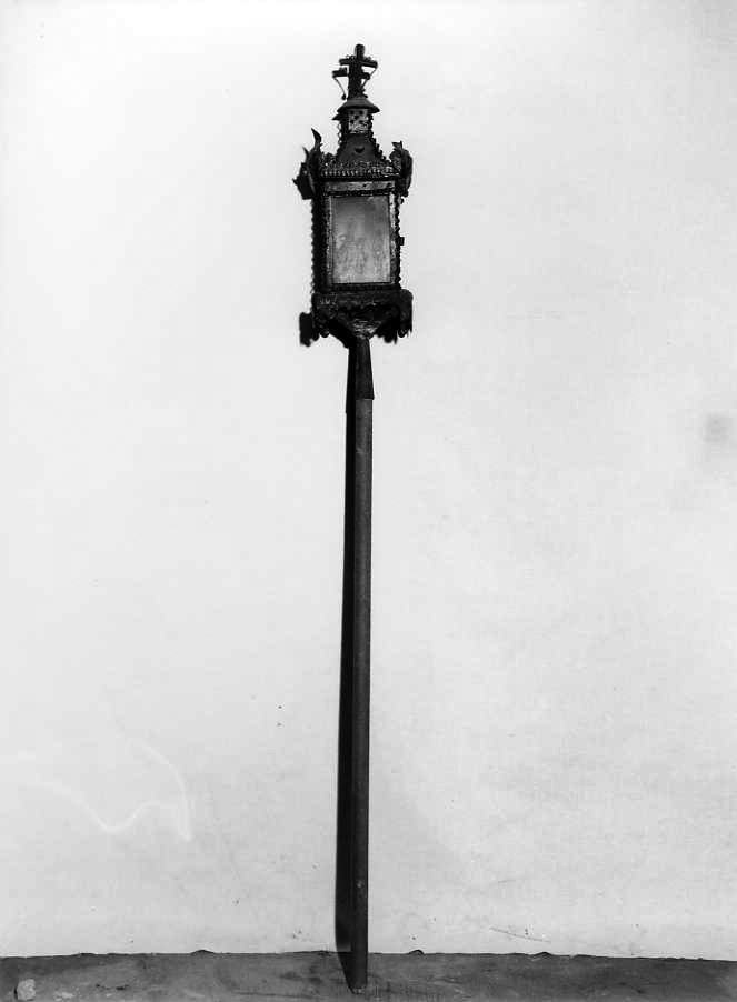 lanterna processionale, serie - bottega campana (sec. XIX)