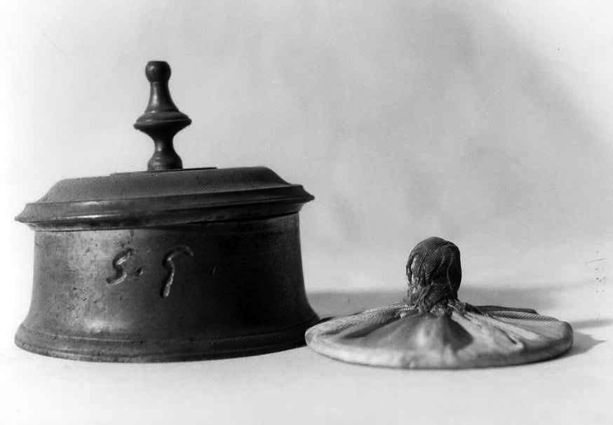 scatola per ostie - bottega campana (sec. XIX)