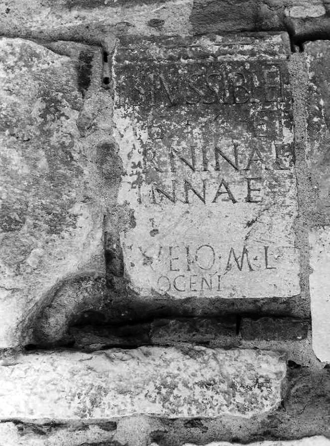 lapide, frammento - bottega campana (secc. II/ III)