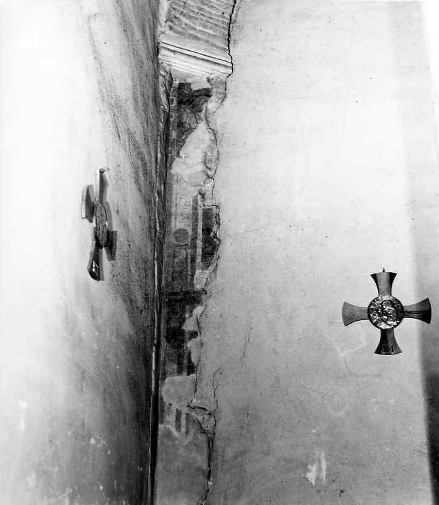 dipinto, frammento - ambito campano (sec. VIII)