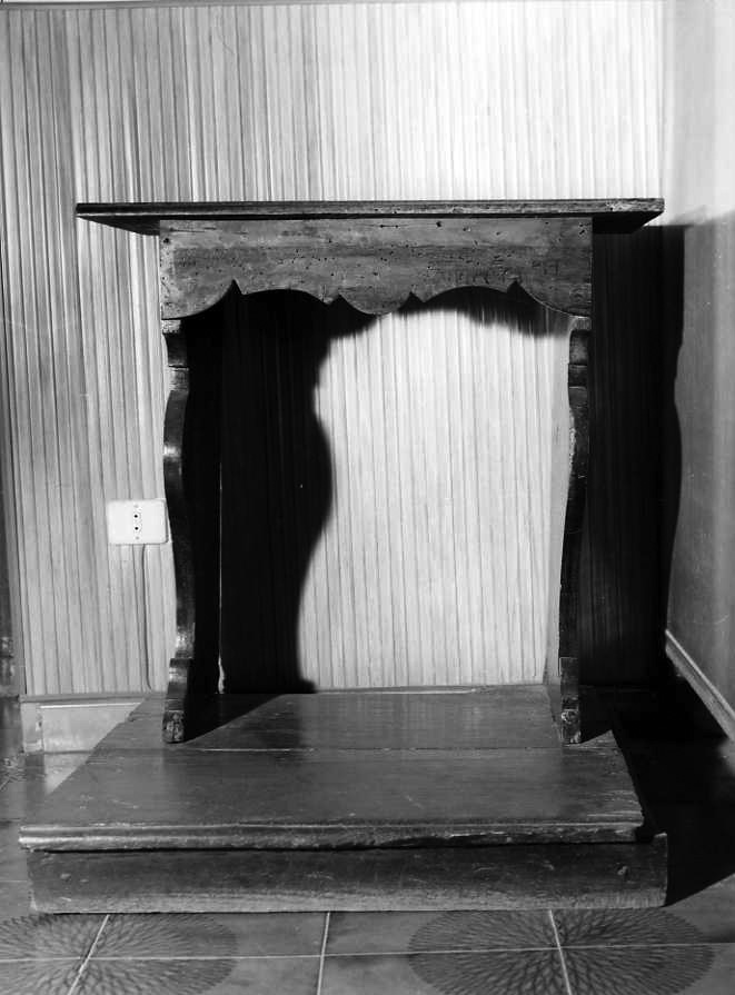 inginocchiatoio - bottega campana (sec. XIX)