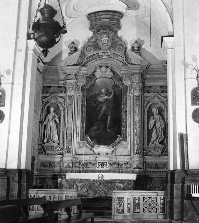 mostra architettonica d'altare di Raguzzini Filippo (attribuito) (sec. XVIII)