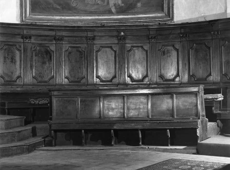 stalli del coro - bottega campana (sec. XVIII)