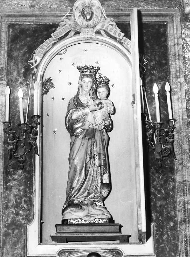 Madonna con Bambino (statua) - bottega campana (sec. XIX)