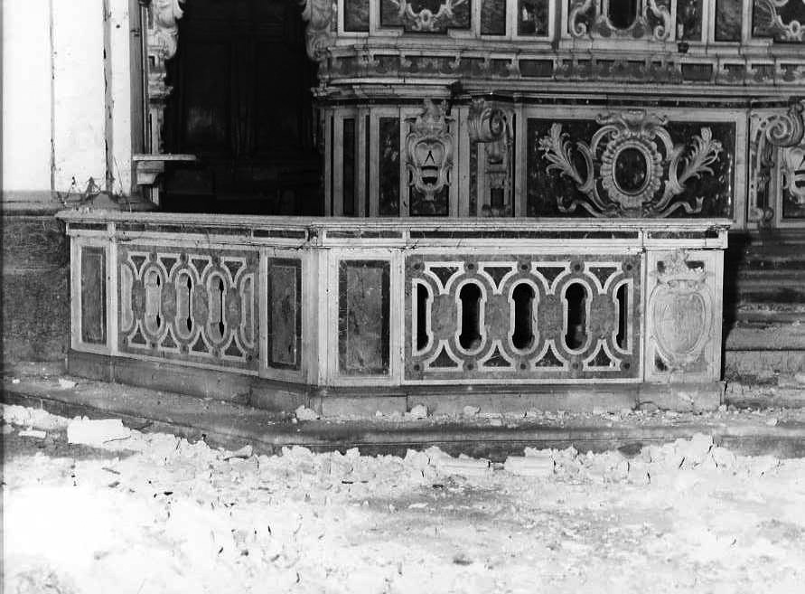 balaustrata - bottega napoletana (sec. XVIII)