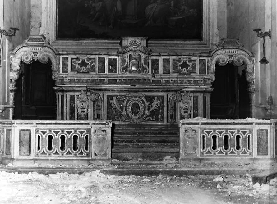 altare maggiore - bottega napoletana (sec. XVIII)
