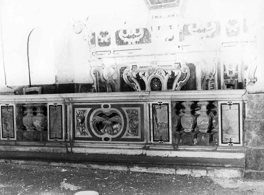 balaustrata - bottega napoletana (sec. XVIII)