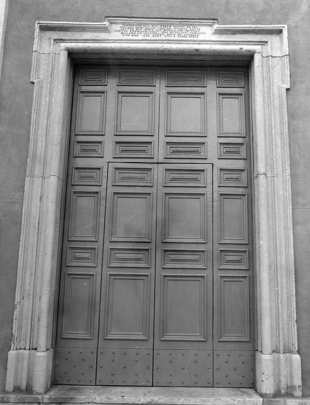 mostra di portale - bottega campana (sec. XVIII)