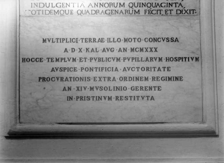 lapide - bottega campana (sec. XX)