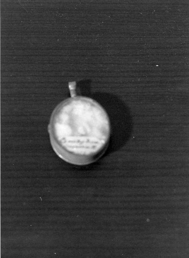 reliquiario a capsula - a medaglione - bottega beneventana (sec. XIX)