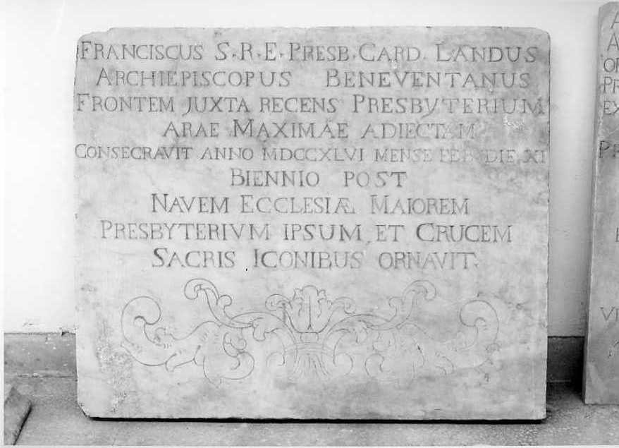 lapide - bottega campana (sec. XVIII)