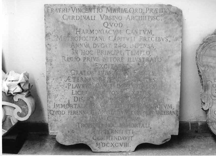 lapide - bottega campana (fine sec. XVII)