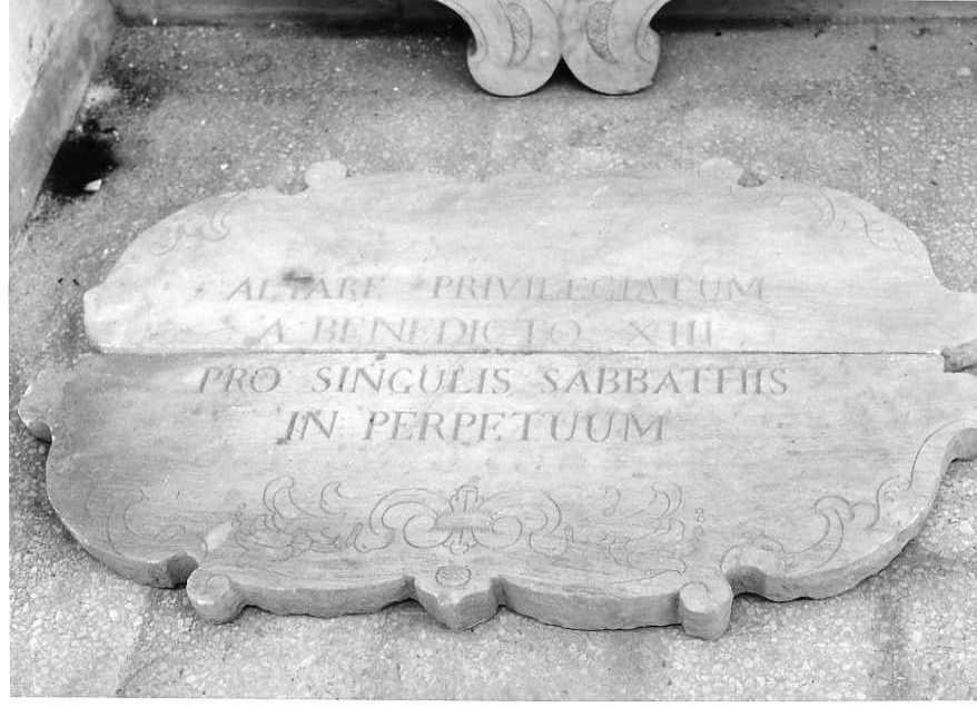 lapide - bottega campana (sec. XVIII)