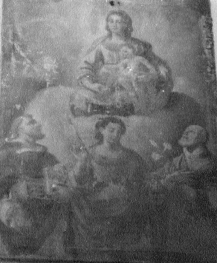 Madonna con Bambino e Santi (dipinto) - ambito campano (sec. XVIII)