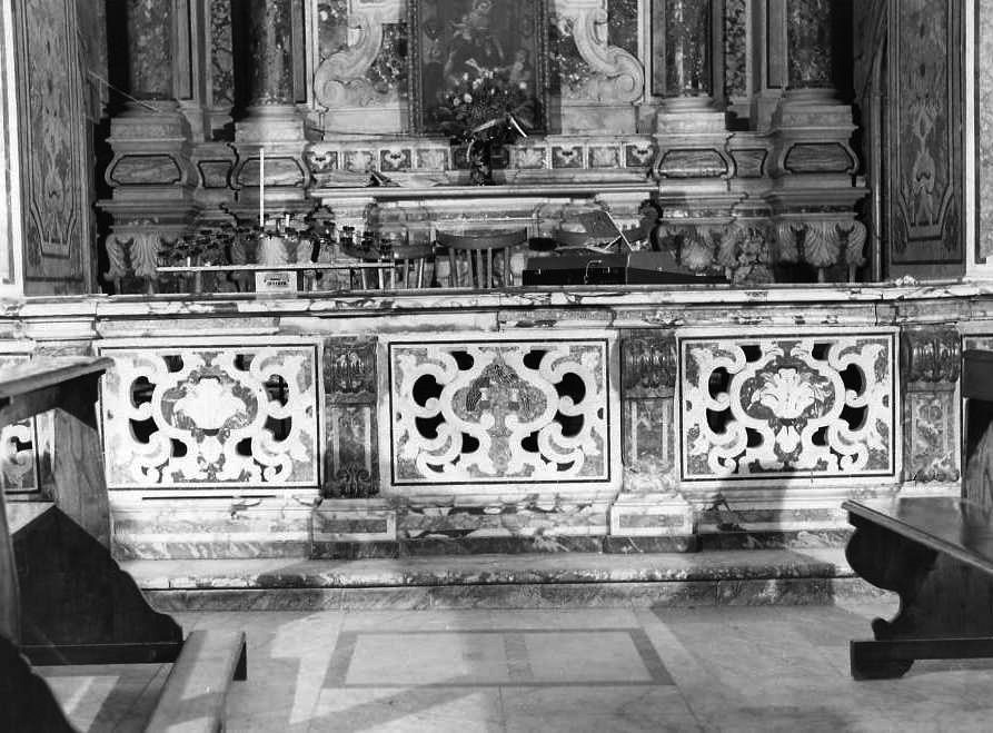 balaustra - ambito napoletano (prima metà sec. XVIII)
