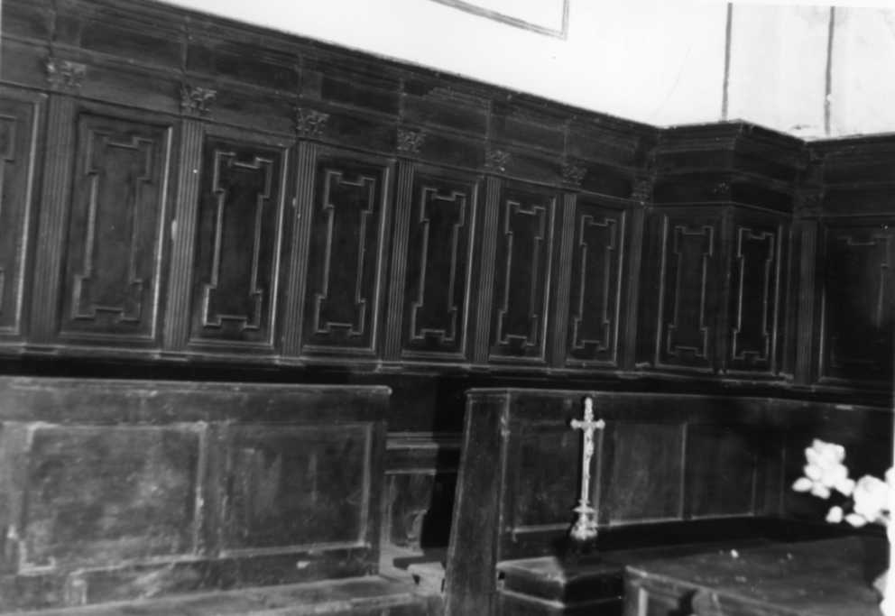 stalli del coro - bottega napoletana (sec. XVIII)