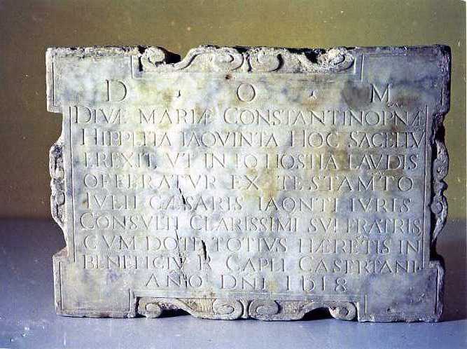 lastra - bottega campana (sec. XVII)