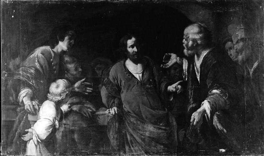 tributo a Cesare (dipinto) di Merisi Michelangelo detto Caravaggio (maniera) (prima metà sec. XVII)