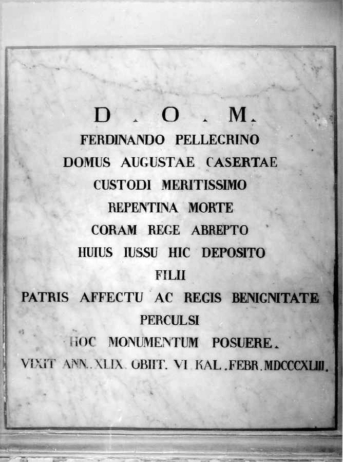 lapide tombale - bottega campana (sec. XIX)