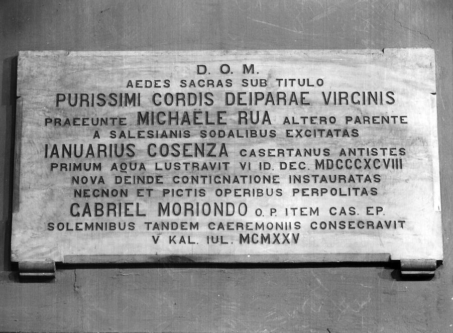 lapide - bottega campana (sec. XX)