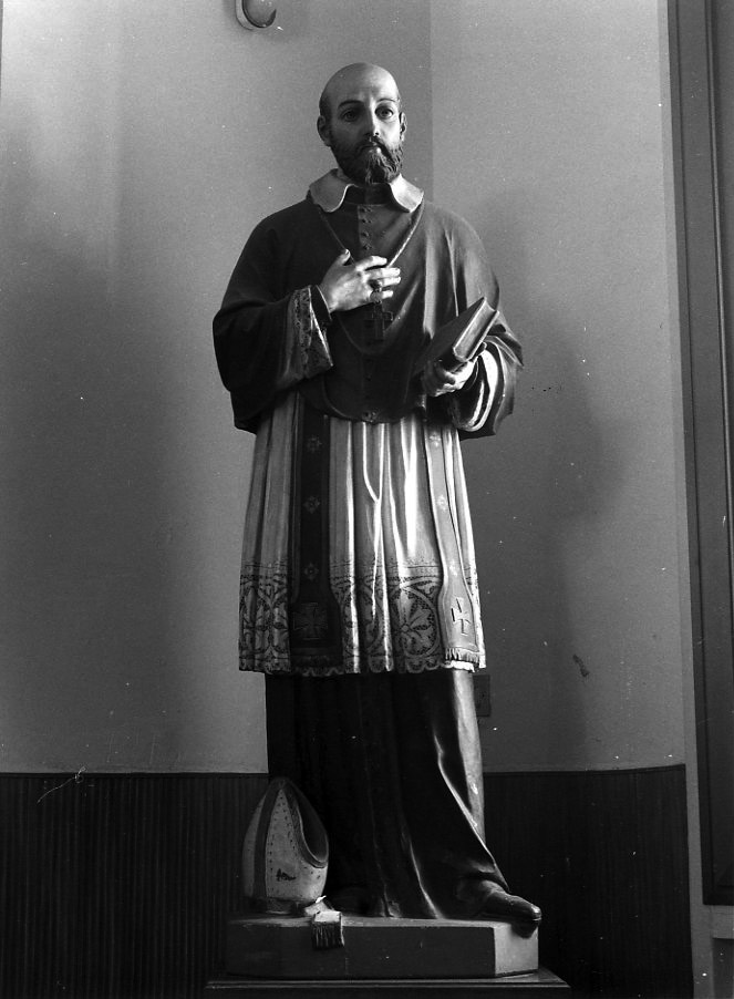 San Francesco di Sales (statua) di Mayer Giovanni (sec. XIX)