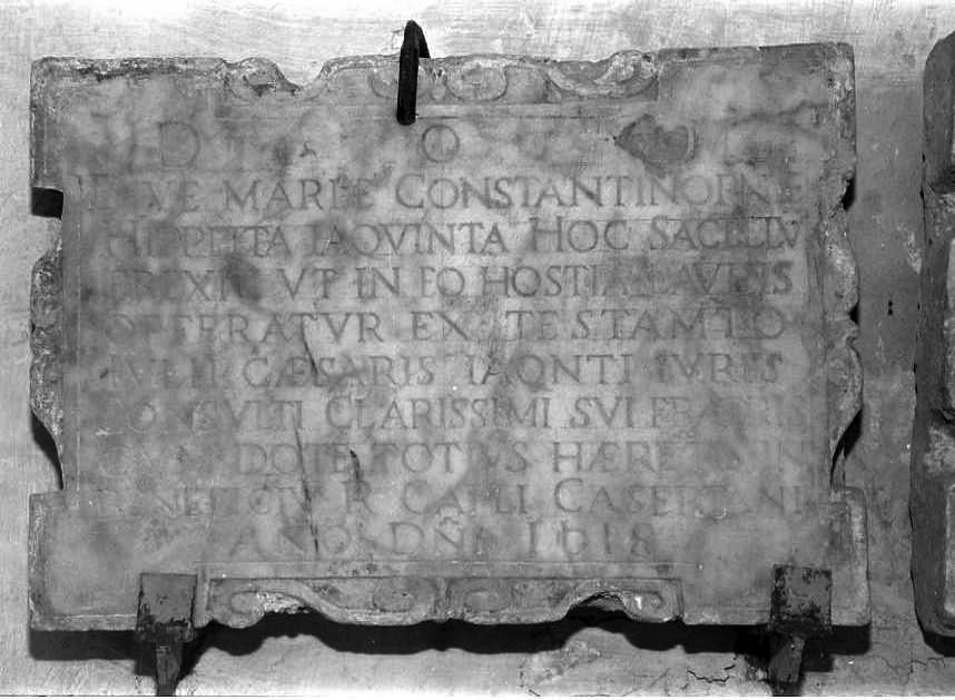 lapide - bottega campana (sec. XVII)