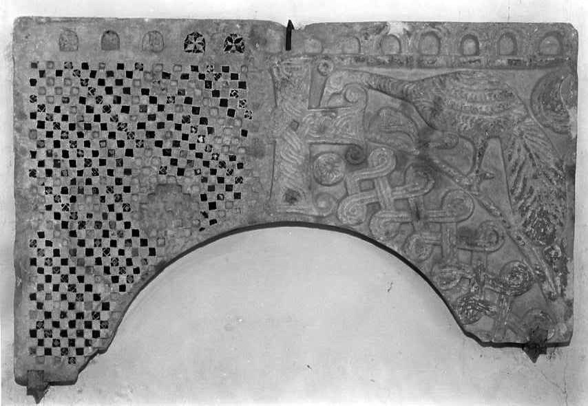 ambone, frammento - bottega campana (sec. IX)