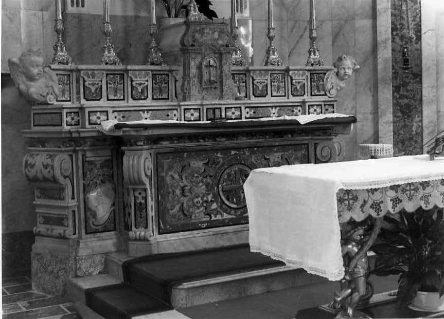 altare maggiore - bottega campana (sec. XVIII)