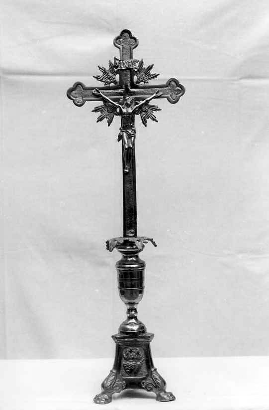 croce d'altare - bottega campana (prima metà sec. XX)