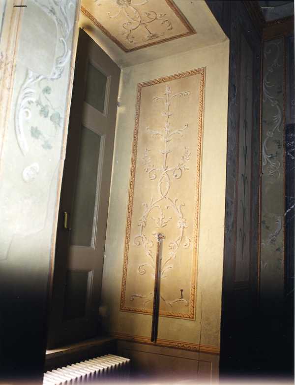 motivi decorativi a candelabra (dipinto, serie) - ambito napoletano (fine sec. XVIII)